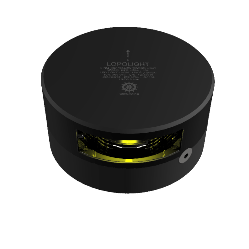 2nm 135° Yellow, Towing, black anodized 2nm 135° Yellow, Towing, black anodized